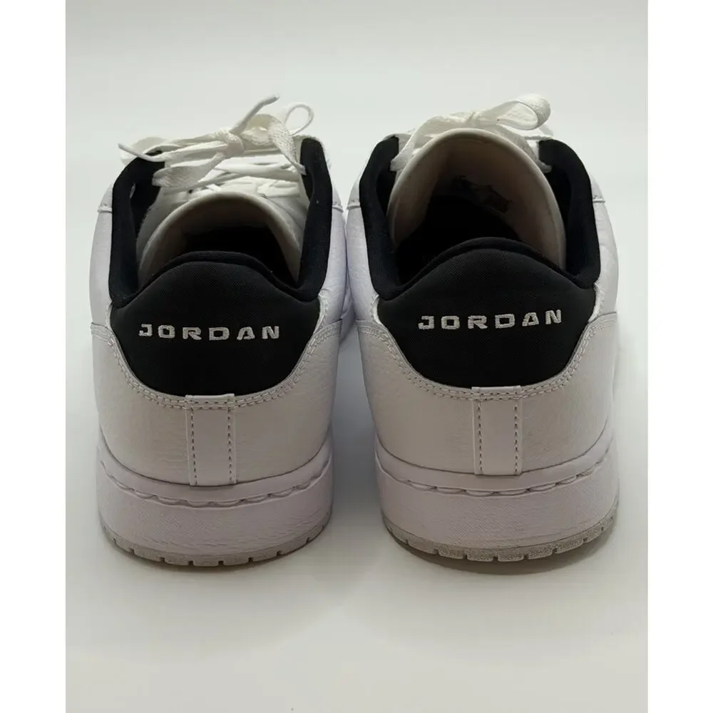 Jordan Court Connect Low White Black Gym Red Men’s Size 11.5 IQ5698-101 Shoes